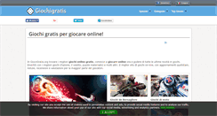 Desktop Screenshot of giocogratis.org